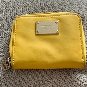 Yellow Michael kors wallet